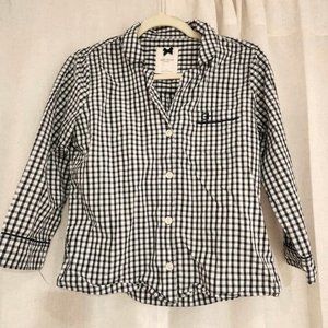 NWOT Gilly Hicks Women's Plaid Collared Shirt